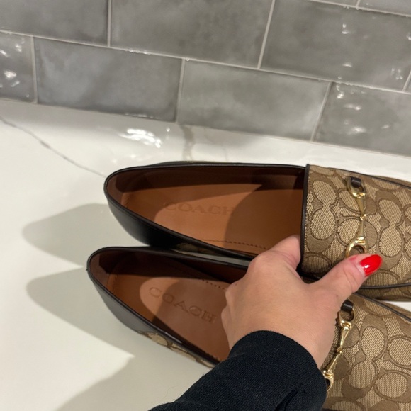 Coach Tan and Brown Signature Haley Loafer - LIKE NEW! - Picture 6 of 6